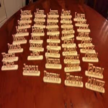 Standing Name Badges