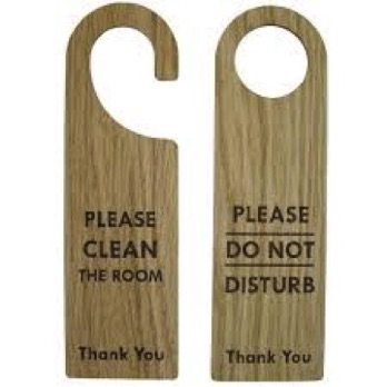 hotel Door Signs